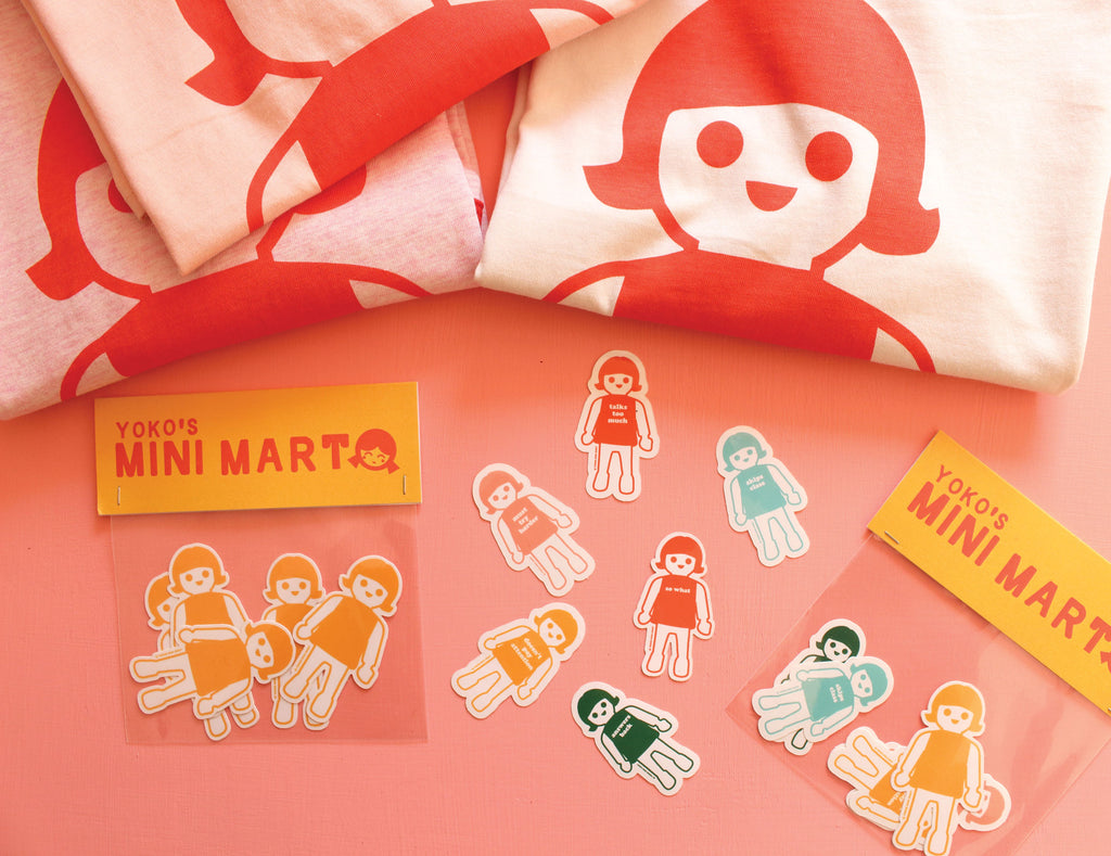 Yoko's Mini Mart Playmobil Stickers and Tees